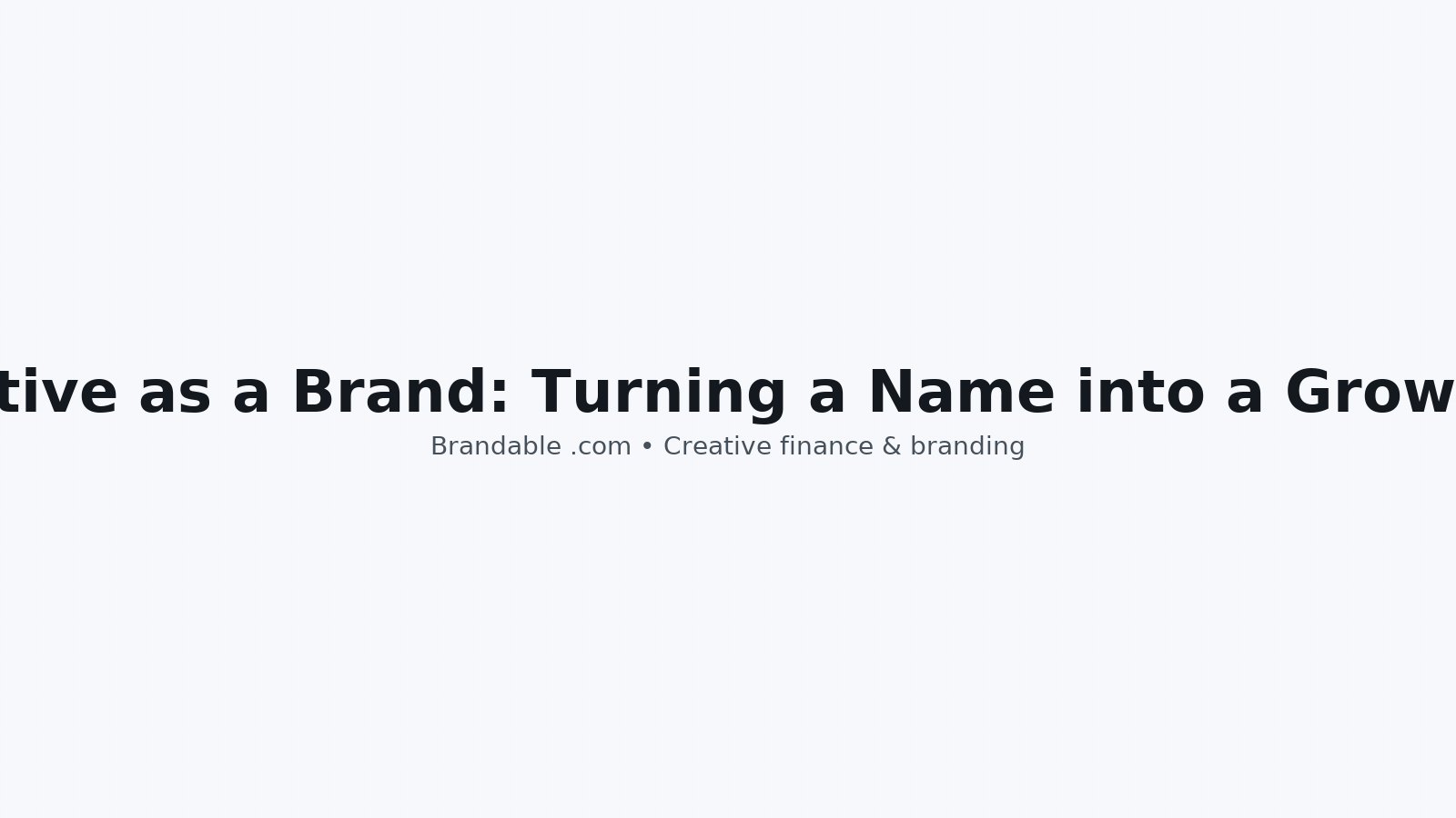 CashCreative as a Brand: Turning a Name into a Growth Engine image